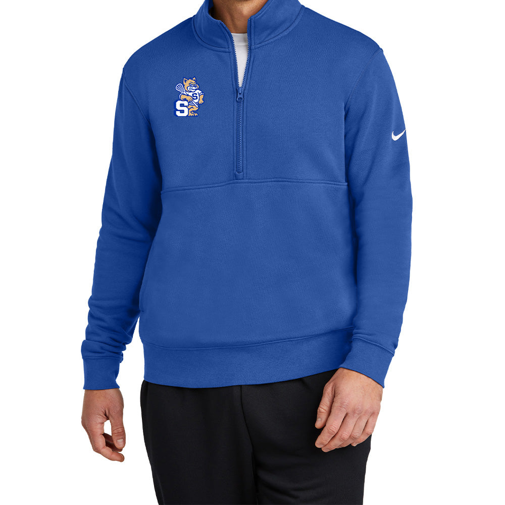 Suffield Lacrosse "NewCat" Nike Club 1/2 Zip