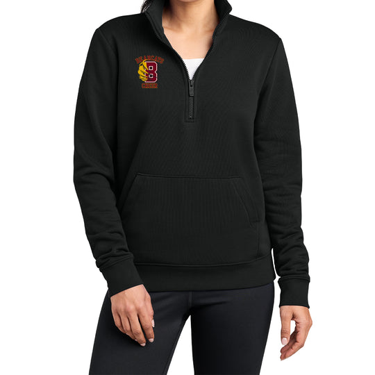 Bearcats Cheer Nike Club Ladies Hoodie 1/2 Zip