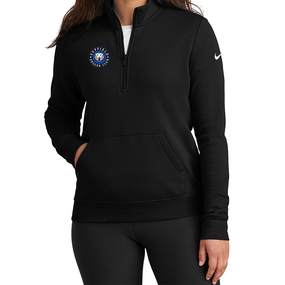 Suffield Soccer Club Ladies Nike 1/2 Zip