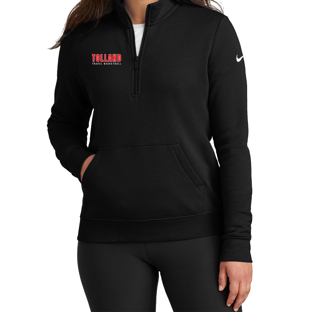 Tolland Ladies Nike Fleece 1/2 Zip
