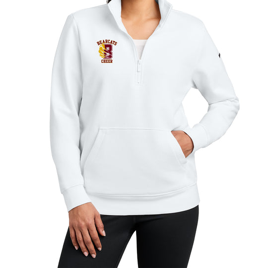 Bearcats Cheer Nike Club Ladies Hoodie 1/2 Zip