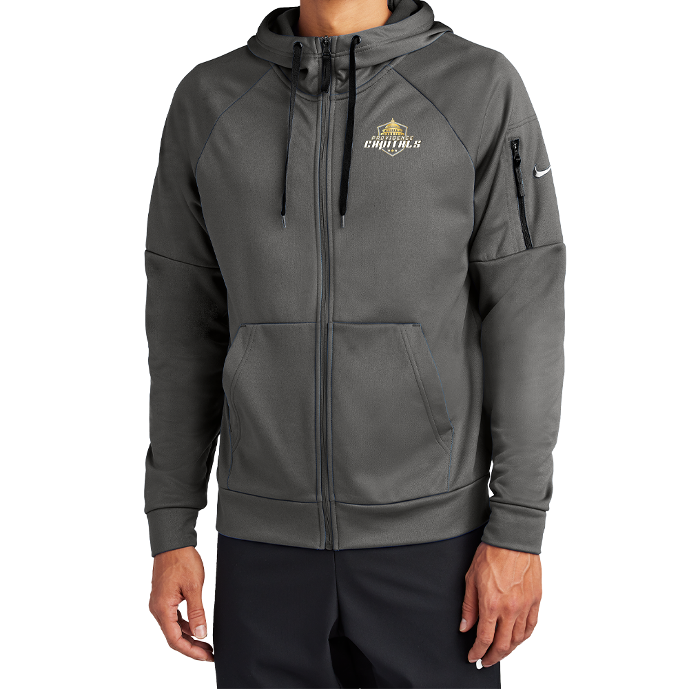 Providence Capitals Nike Therma-FIT Pocket Full-Zip Fleece Hoodie