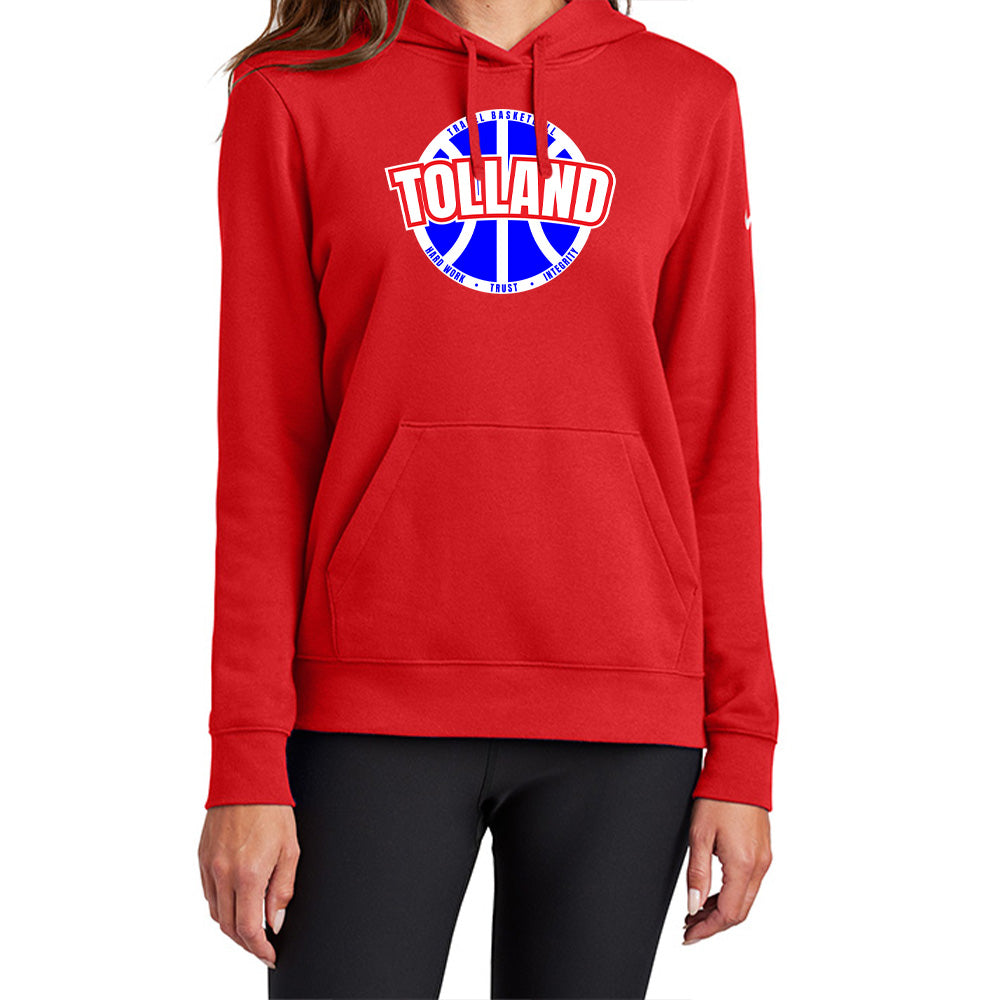 Tolland Ladies "Classic" Nike Club Swoosh Hoodie