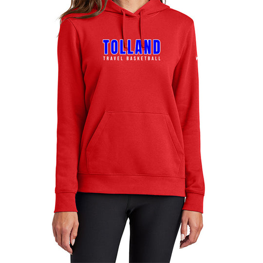 Tolland Ladies "TB" Nike Club Swoosh Hoodie