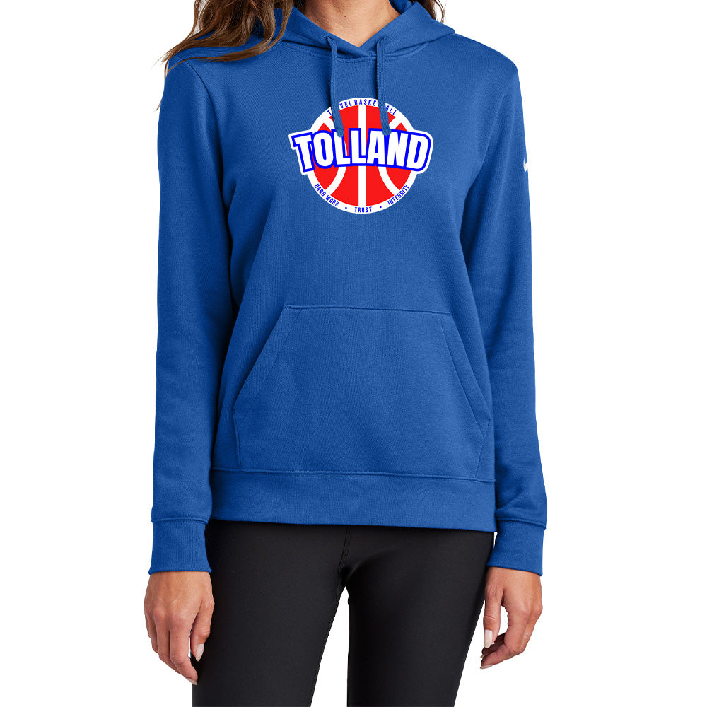 Tolland Ladies "Classic" Nike Club Swoosh Hoodie