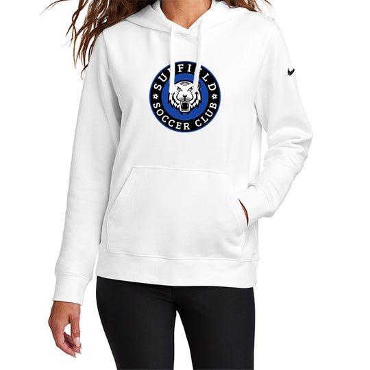 Suffield Soccer Club Ladies Nike Club Swoosh Hoodie
