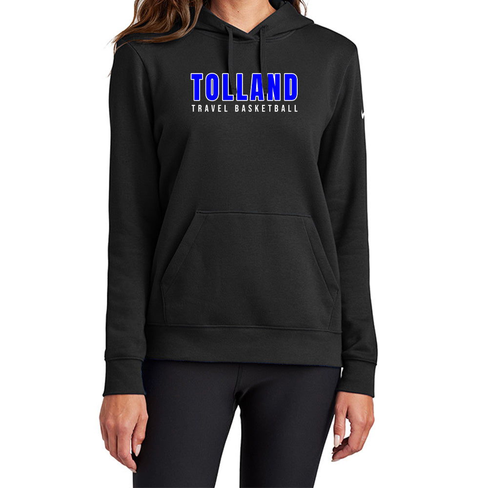 Tolland Ladies "TB" Nike Club Swoosh Hoodie