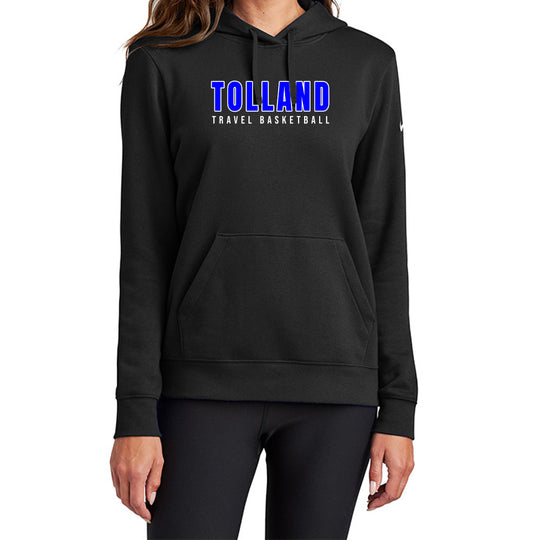 Tolland Ladies "TB" Nike Club Swoosh Hoodie