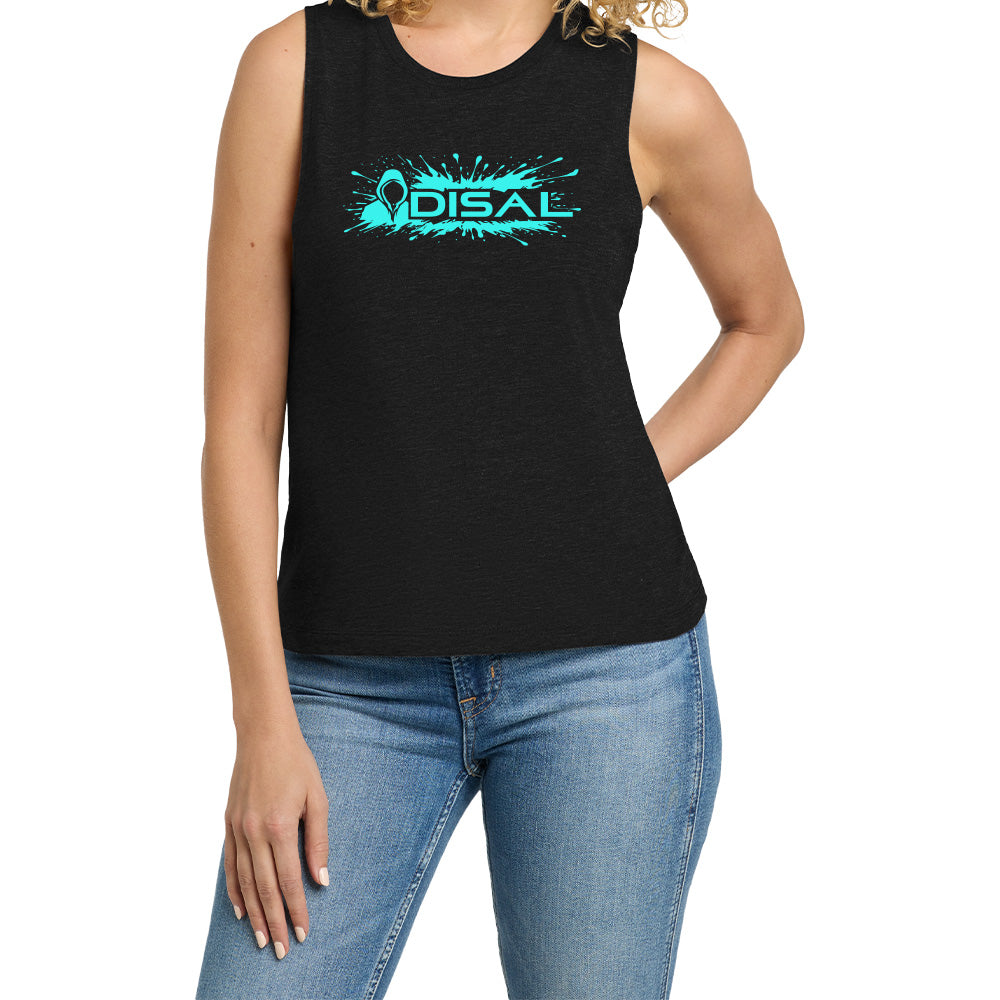 Disal Hooplandia "Splash" Ladies Muscle Tank