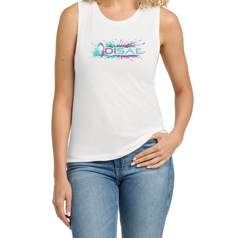 Disal Hooplandia "Splash" Ladies Muscle Tank