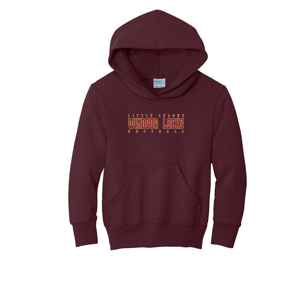 Locks Youth Hoodie "WLLL Softball" - PC90YH (color options available)