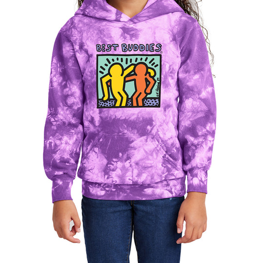 JFK Best Buddies Youth Tie Dye Hoodie