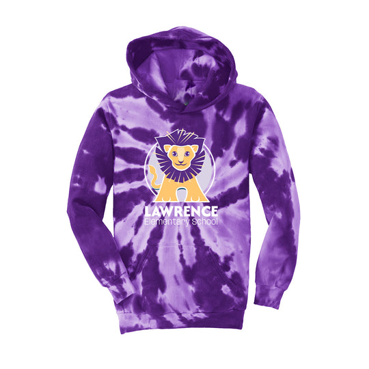 Lawrence Elementary Youth Tie Dye Hoodie