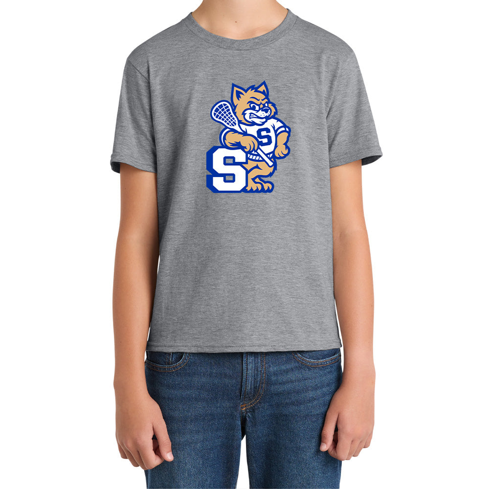 Suffield Lacrosse Youth "New Cat" Tee