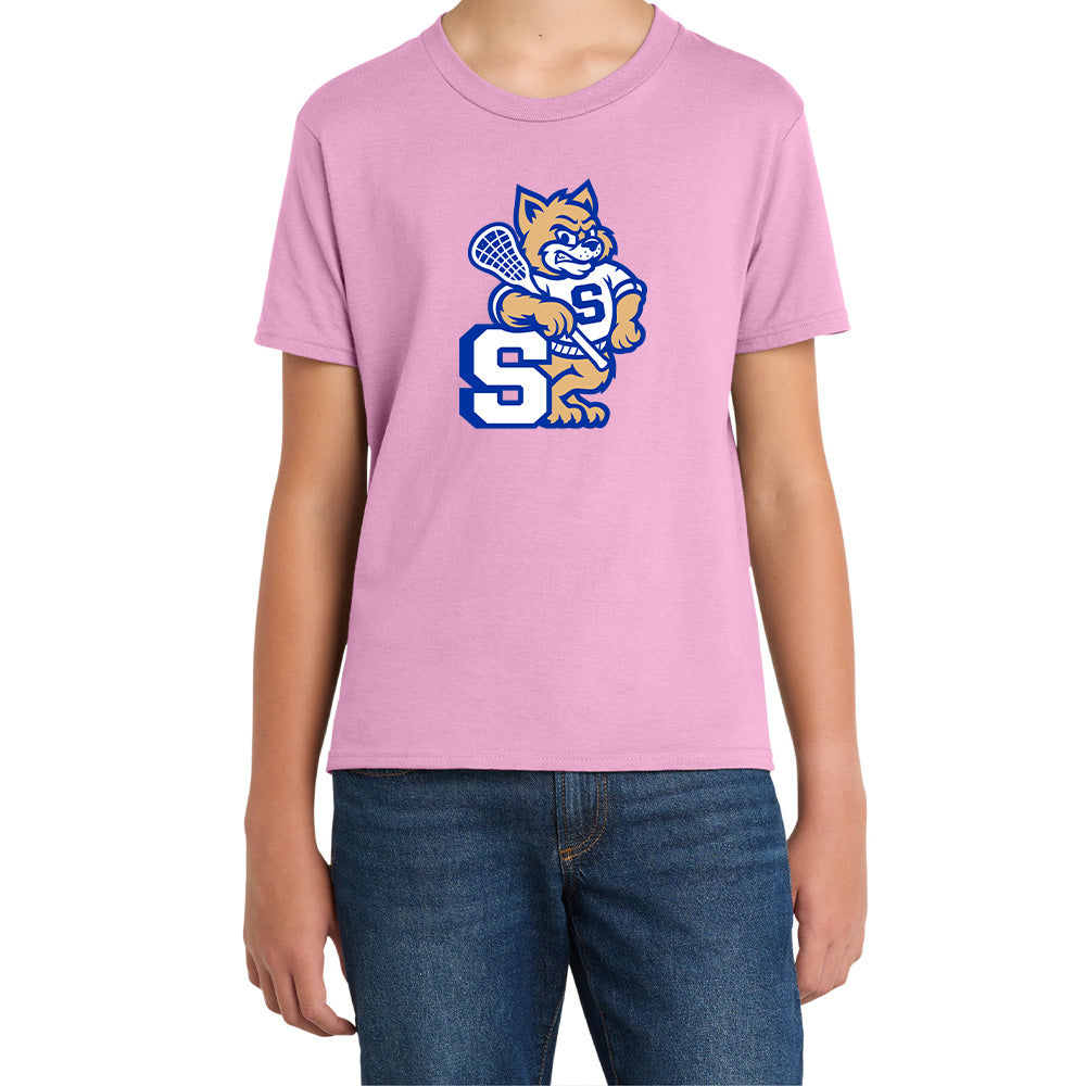 Suffield Lacrosse Youth "New Cat" Tee