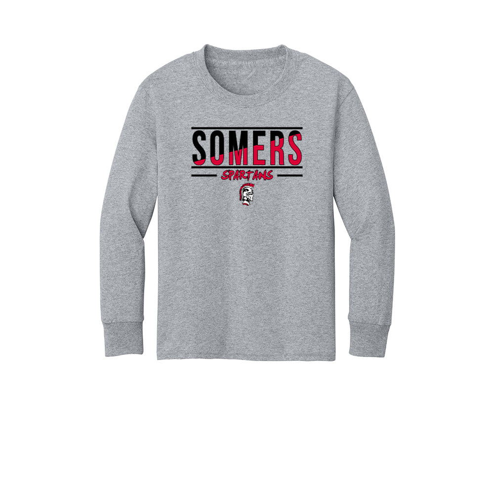 Somers PTO Youth "Split" LS Tee