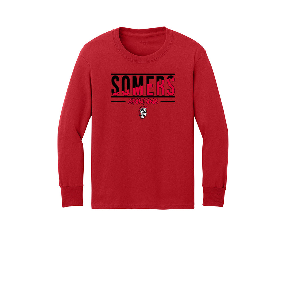 Somers PTO Youth "Split" LS Tee