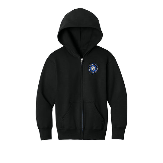 Suffield Soccer Club Youth Full Zip Hoodie