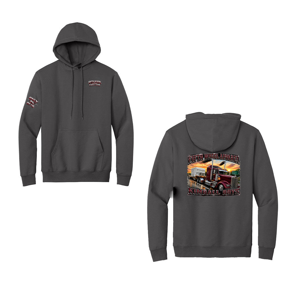 "Rollin with Carrara" Fleece Hoodie