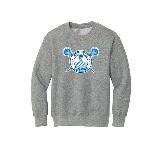 Suffield Lacrosse Youth "Classic" Crewneck Sweatshirt
