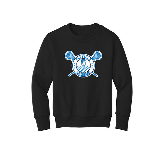 Suffield Lacrosse Youth "Classic" Crewneck Sweatshirt