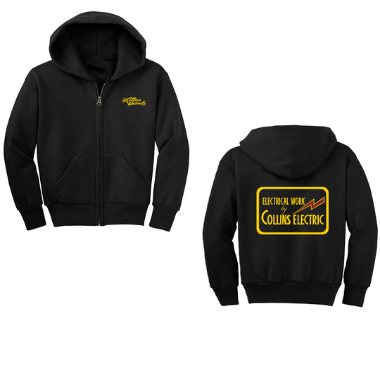 Collins Electric Youth Full Zip Hoodie