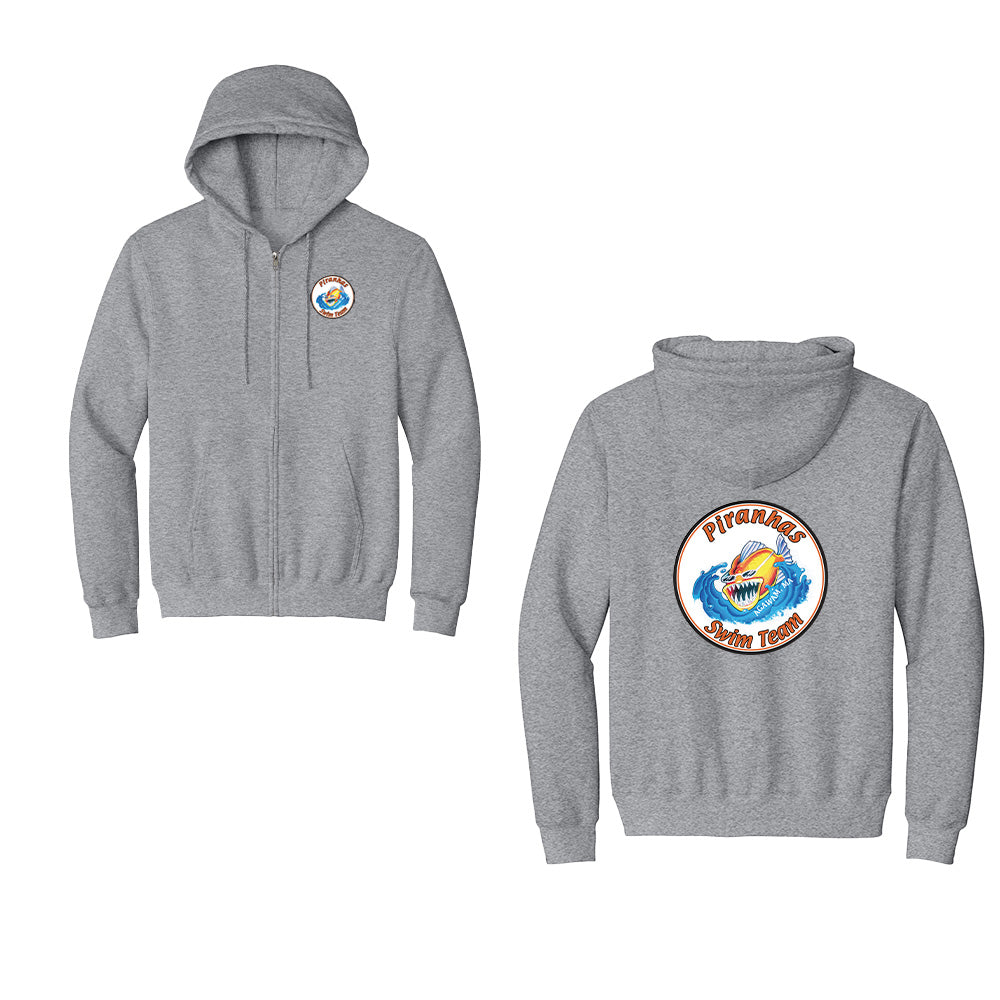 Agawam Piranhas Full Zip Hoodie