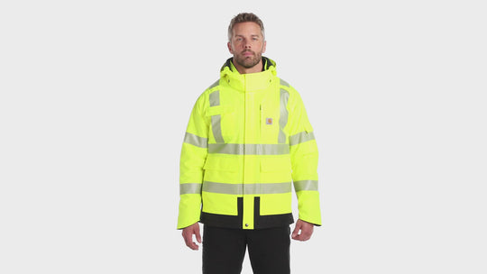 Kelly Fradet Carhartt® ANSI 107 Class 3 Waterproof Heavyweight Insulated Jacket