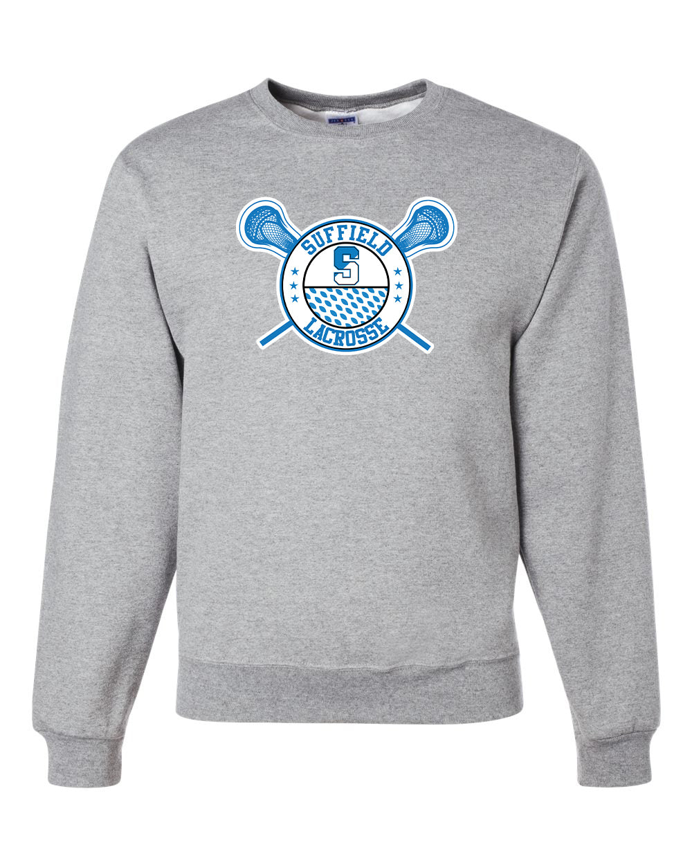 Suffield Youth Lacrosse - Adult Crewneck "Circle" - 562MR (color options available)