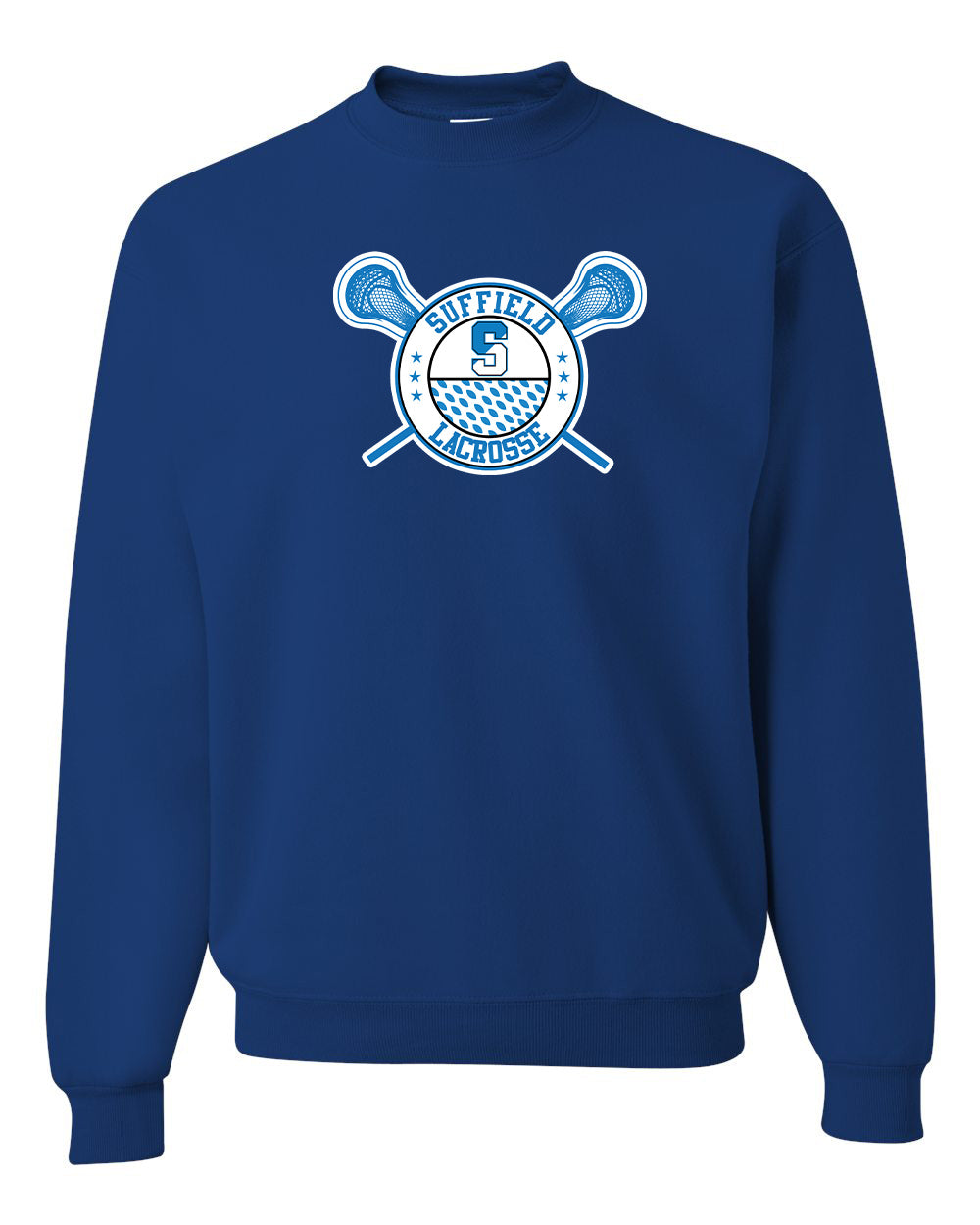Suffield Youth Lacrosse - Adult Crewneck "Circle" - 562MR (color options available)