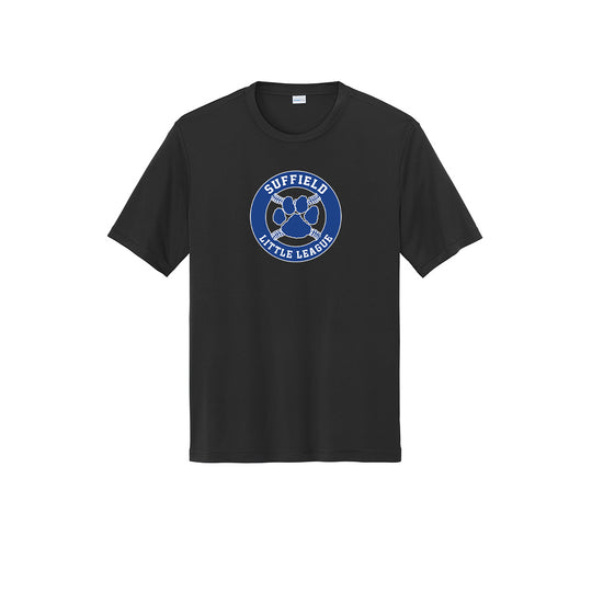 Suffield LL Adult Tech Tee "Circle" - ST350 (color options available)