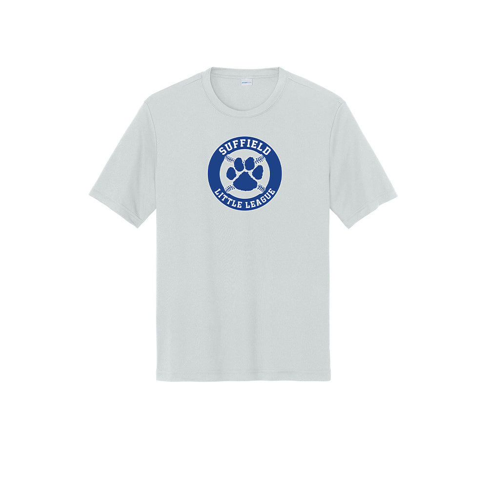 Suffield LL Adult Tech Tee "Circle" - ST350 (color options available)