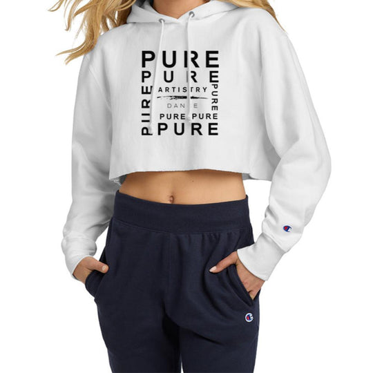 PURE Square Cropped Champion Hoodie