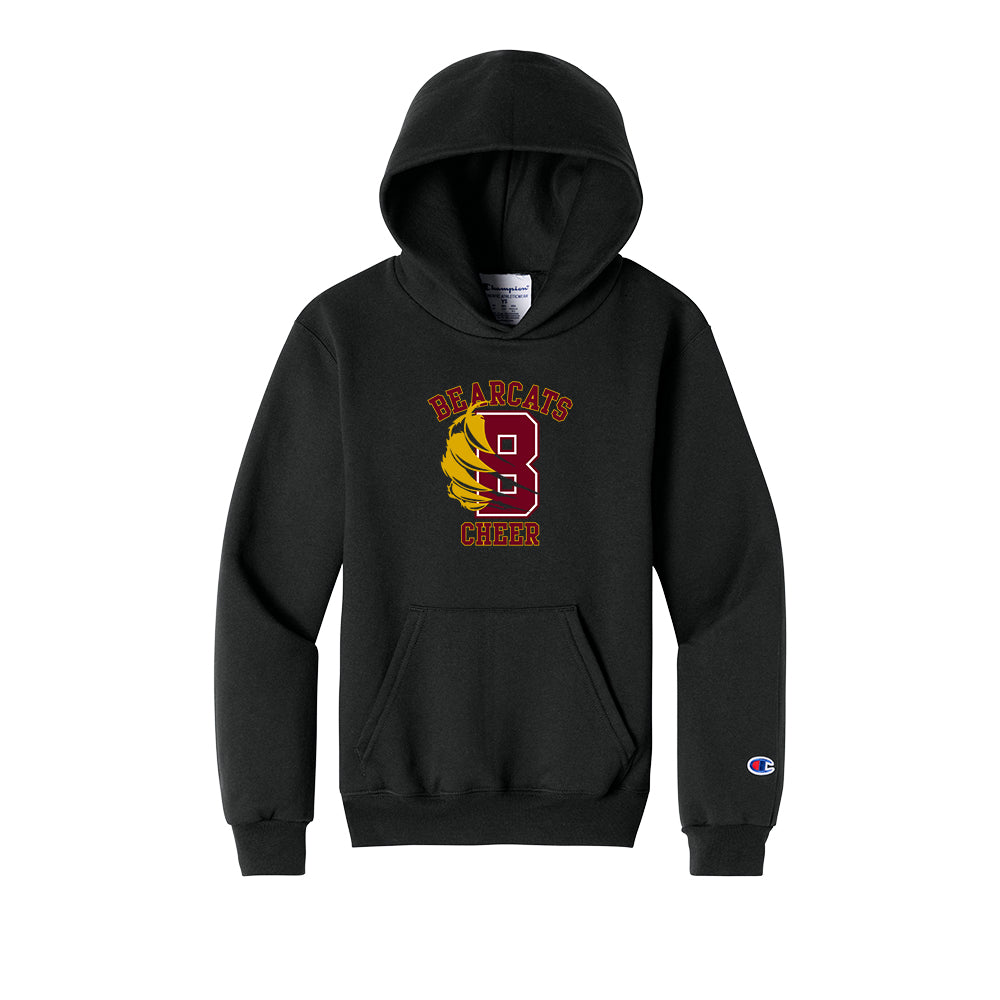 Bearcats Cheer Champion® Youth Powerblend® Hooded Sweatshirt