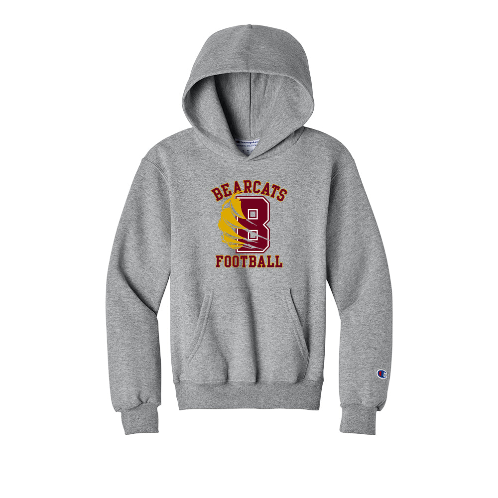 Bearcats Football Champion® Youth Powerblend® Hooded Sweatshirt