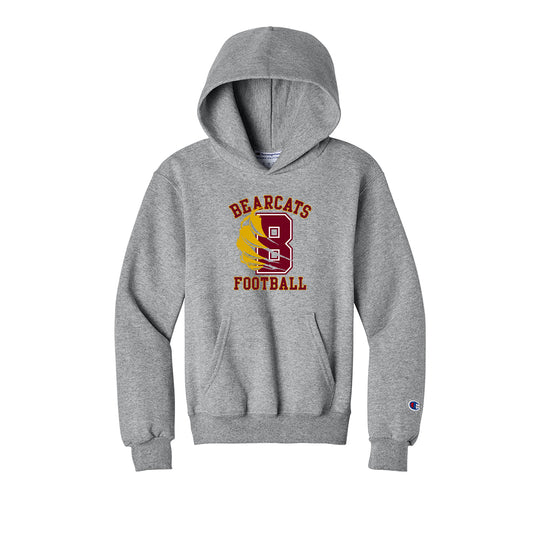 Bearcats Football Champion® Youth Powerblend® Hooded Sweatshirt