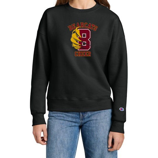 Bearcats Cheer Champion® Women’s Crewneck Sweatshirt