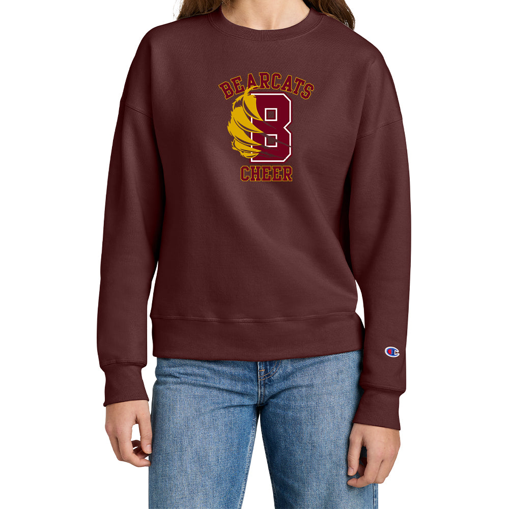 Bearcats Cheer Champion® Women’s Crewneck Sweatshirt