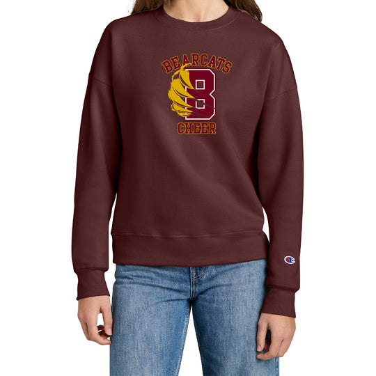 Bearcats Cheer Champion® Women’s Crewneck Sweatshirt