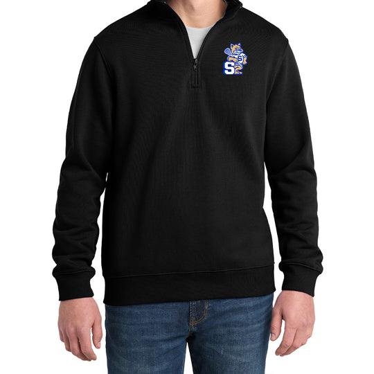 Suffield Lacrosse "New Cat" Sweatshirt 1/4 Zip