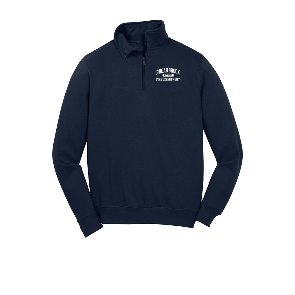 Broad Brook Fire "EST" Sweatshirt 1/4 Zip