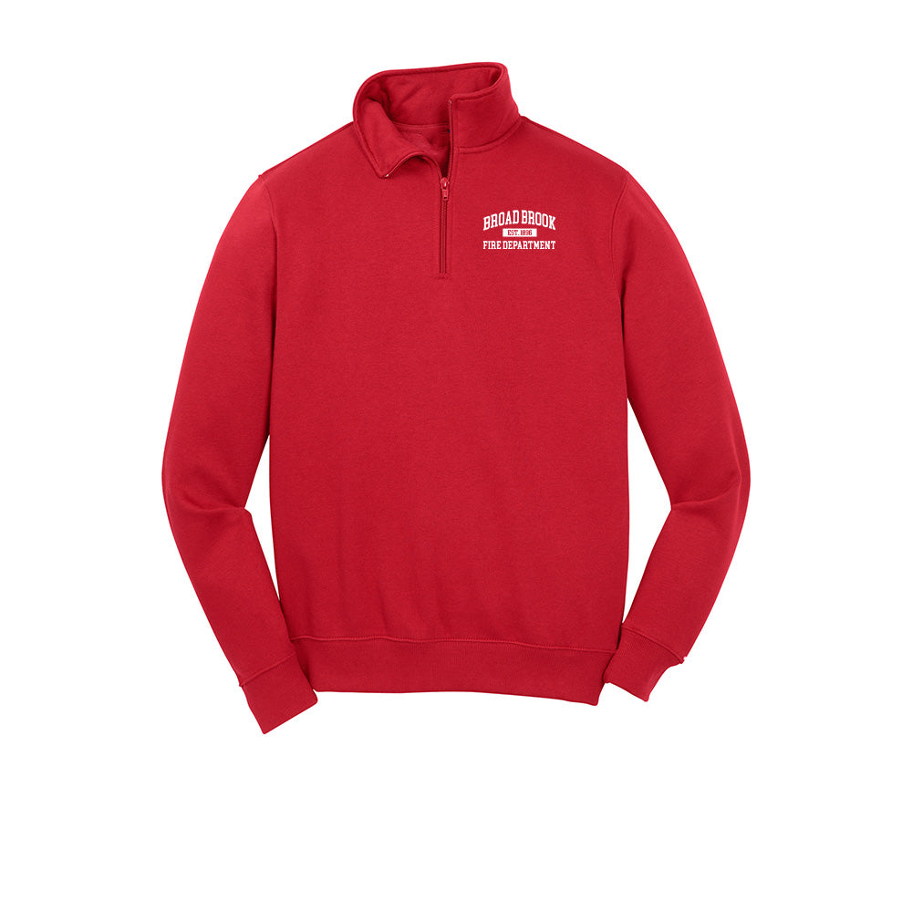 Broad Brook Fire "EST" Sweatshirt 1/4 Zip
