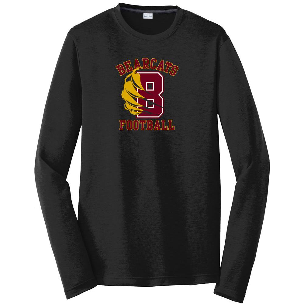 Bearcats Football Long Sleeve Tech Tee