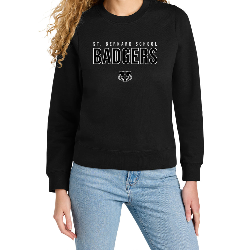 Saint Bernard "STB" Ladies Fleece Crew