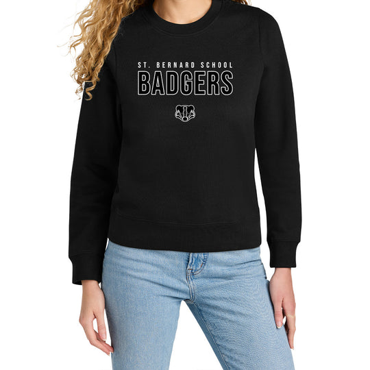 Saint Bernard "STB" Ladies Fleece Crew