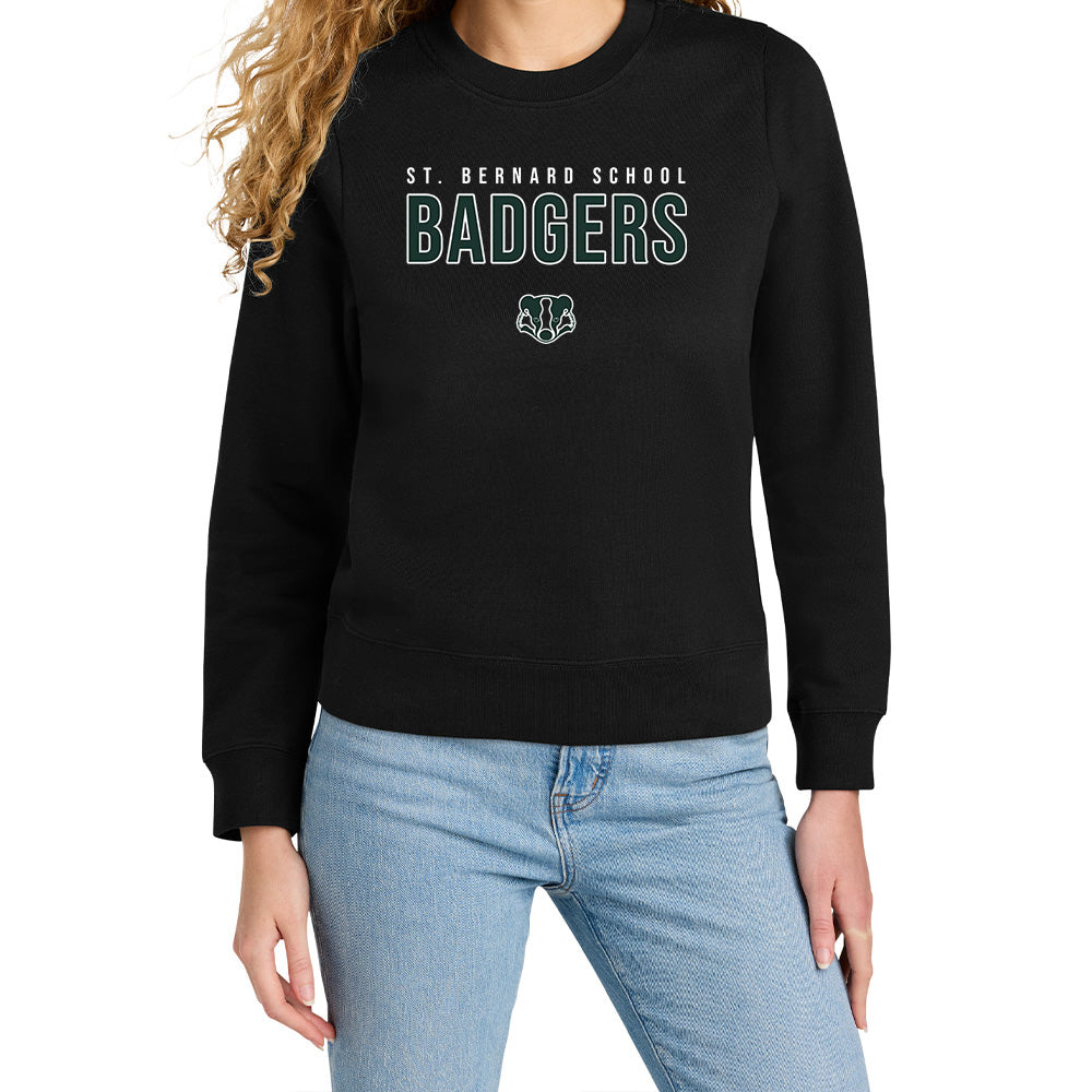 Saint Bernard "STB" Ladies Fleece Crew