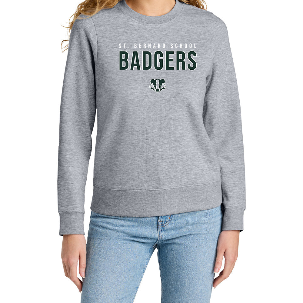 Saint Bernard "STB" Ladies Fleece Crew