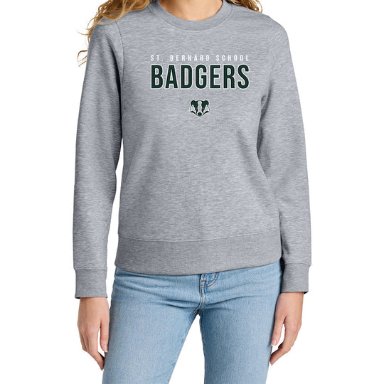 Saint Bernard "STB" Ladies Fleece Crew