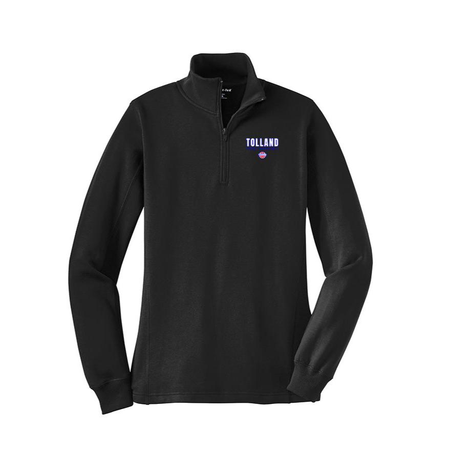 Tolland Ladies 1/4 Zip Sweatshirt