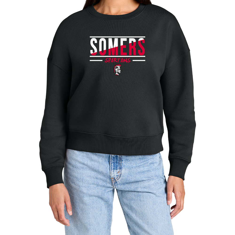 Somers PTO "Split" Women’s Alma Crewneck Sweatshirt